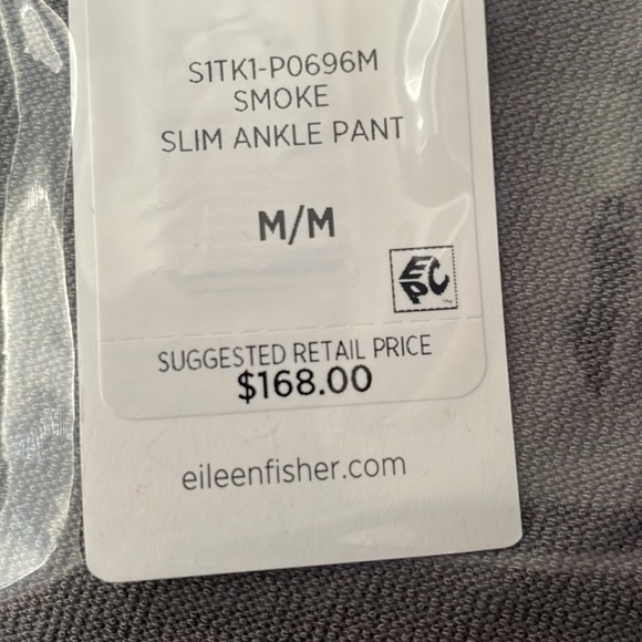 Eileen Fisher Slim-fit Ankle Pants - Picture 3 of 3